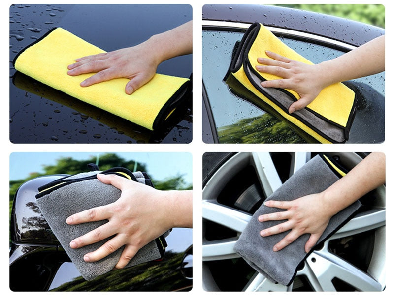 Microfiber Towel Car Wash Super Absorbent Car Cleaning Detailing Cloth Auto Care Drying Towels Care Cleaning Polishing Cloths