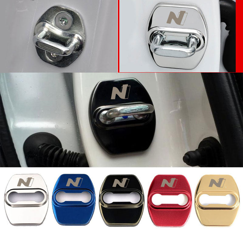 4pcs car door lock cover for Hyundai Tucson Creta I20 I30 N Fastback I30N Veloster KONA activator case styling Accessories